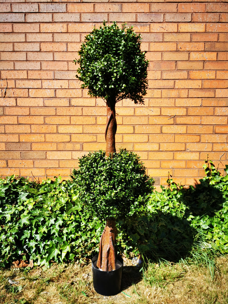 Artificial Topiary Tree Two balls 54''