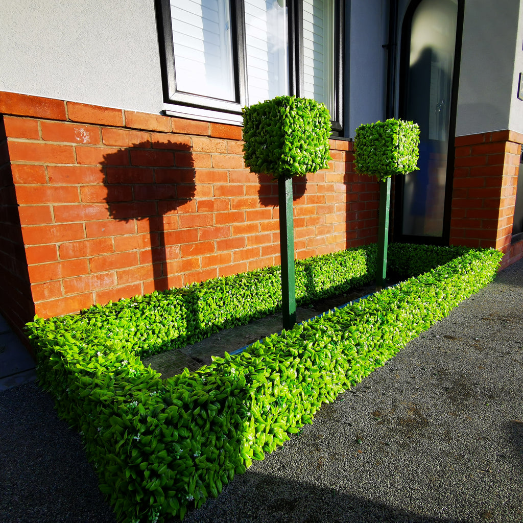 Using artificial hedge to create an elegant design