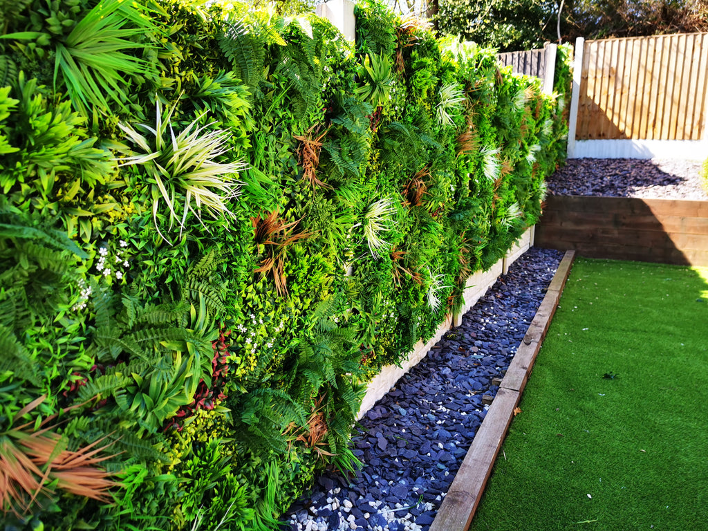 Hedgedin Stocks A Range of Artificial Green Wall & Vertical Gardens Foliage Panels
