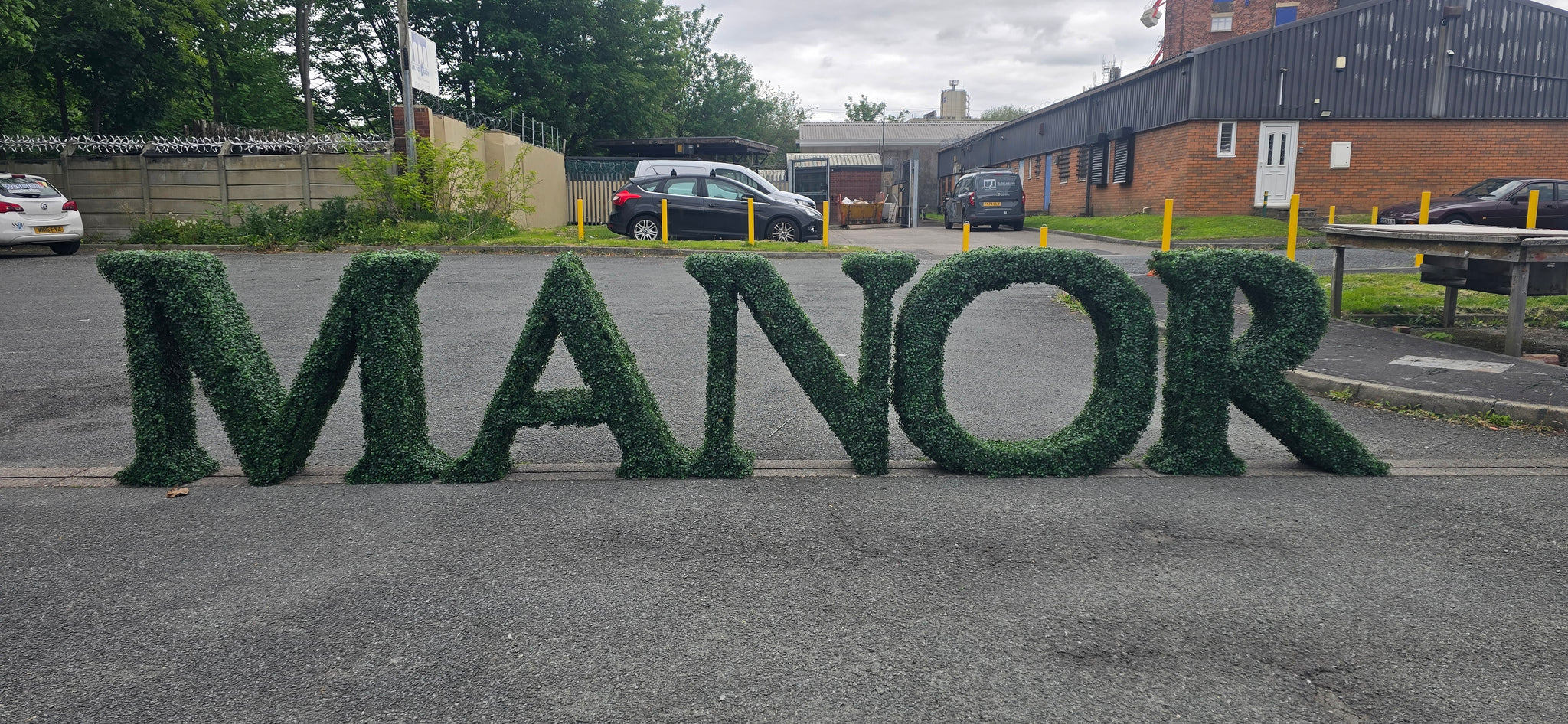 Artificial Bespoke Boxwood Hedge Letter by Hedgedin
