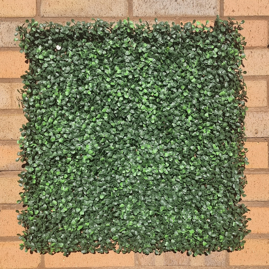 Artificial Flame Resistant Boxwood Hedging Panel 50x50cm